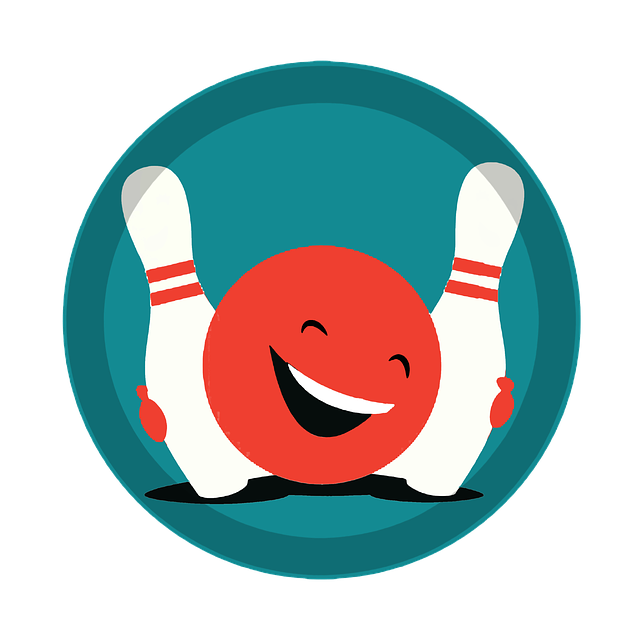 smějící se bowlingová koule